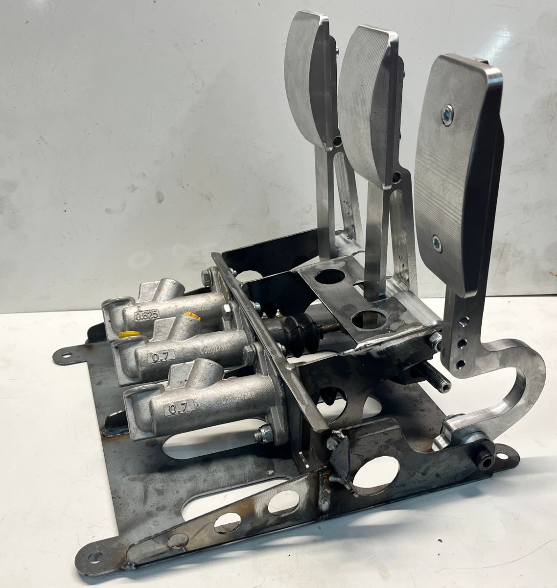 Fabricated bias pedal box